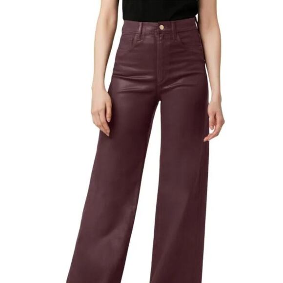 Joe's Jeans Denim - JOE'S JEANS Women's Coated High Rise Wide Leg Full-Length Jeans - Size 31 - NWT